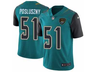 Men's Nike Jacksonville Jaguars #51 Paul Posluszny Vapor Untouchable Limited Teal Green Team Color NFL Jersey