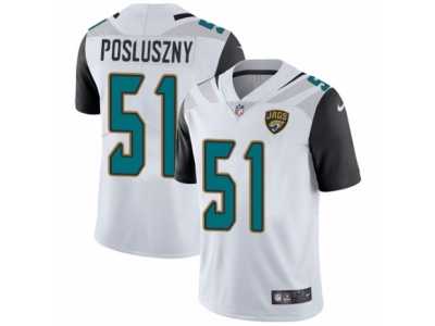 Men's Nike Jacksonville Jaguars #51 Paul Posluszny White Vapor Untouchable Limited Player NFL Jersey