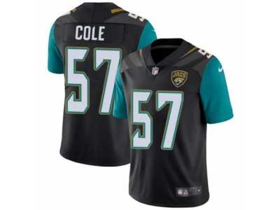 Men's Nike Jacksonville Jaguars #57 Audie Cole Vapor Untouchable Limited Black Alternate NFL Jersey