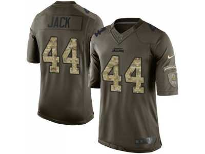 Nike Jaguars #44 Myles Jack Green Men's Stitched NFL Limited Salute to Service Jersey