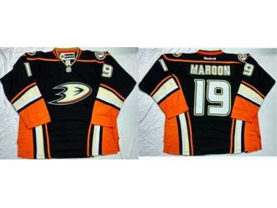 Anaheim Ducks #19 Patrick Maroon Black Home Stitched NHL Jersey