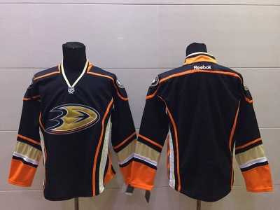 NHL Anaheim Ducks blank black Stitched Jerseys