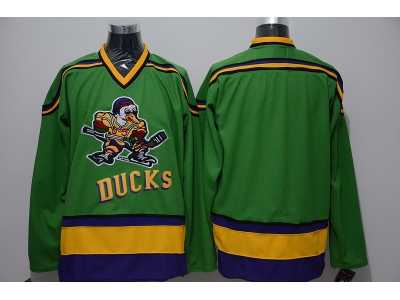 NHL Anaheim Ducks blank green jerseys