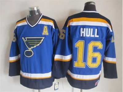 NHL St.Louis Blues #16 Brett Hull blue jerseys