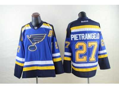 NHL St.Louis Blues #27 PIETRANGELO blue jerseys