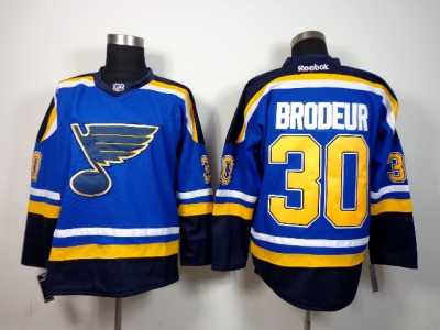 NHL St.Louis Blues #30 Brodeur blue jerseys