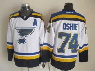 NHL st. louis blues #74 oshie blue-white jerseys