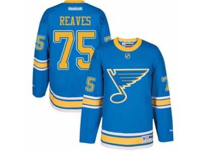 Youth Reebok St. Louis Blues #75 Ryan Reaves Authentic Blue 2017 Winter Classic NHL Jersey