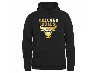 Chicago Bulls Gold Collection Pullover Hoodie Black