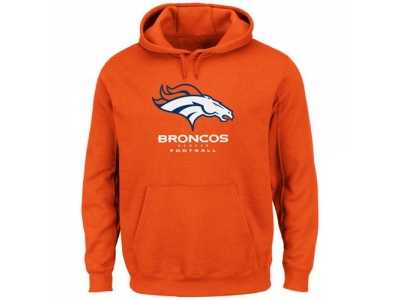Denver Broncos Orange Critical Victory Pullover Hoodie