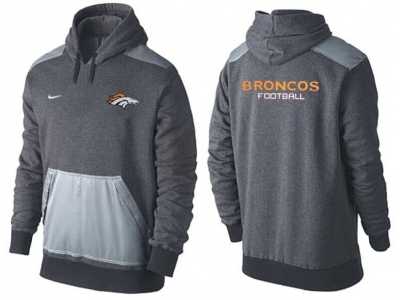 Men Denver Broncos Authentic Logo Hoodie-26