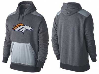 Men Denver Broncos Authentic Logo Hoodie-4