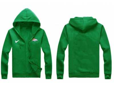 Nike Denver Broncos Authentic Logo Hoodie green