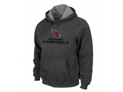 Arizona Cardinals Authentic Logo Pullover Hoodie D.Grey