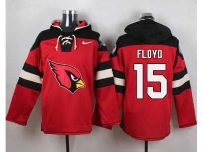 Nike Arizona Cardinals #15 Michael Floyd Red Player Pullover Hoodie