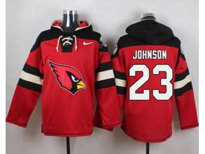 Nike Arizona Cardinals #23 Chris Johnson Red Player Pullover Hoodie