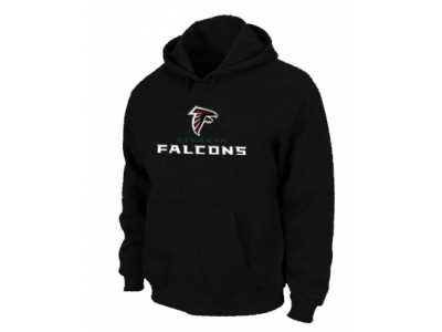 Atlanta Falcons Authentic Logo Pullover Hoodie Black