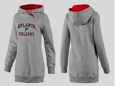 Women Atlanta Falcons Pullover Hoodie-075