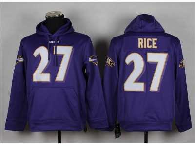 Nike Baltimore Ravens #27 Ray Rice purple jerseys(Pullover Hoodie)