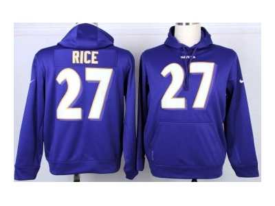 Nike jerseys baltimore ravens #27 ray rice purple[pullover hooded sweatshirt]