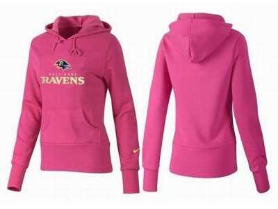 Women Baltimore Ravens Logo Pullover Hoodie-114