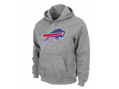 Buffalo Bills Logo Pullover Hoodie Grey