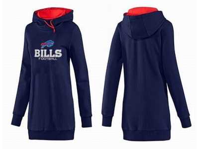 Women Buffalo Bills Logo Pullover Hoodie-027