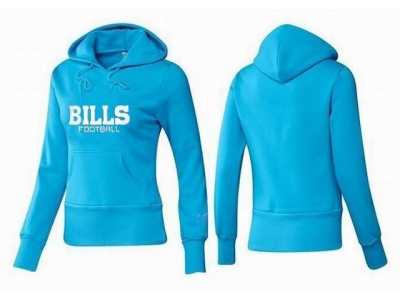 Women Buffalo Bills Logo Pullover Hoodie-044