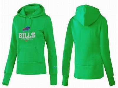 Women Buffalo Bills Logo Pullover Hoodie-052