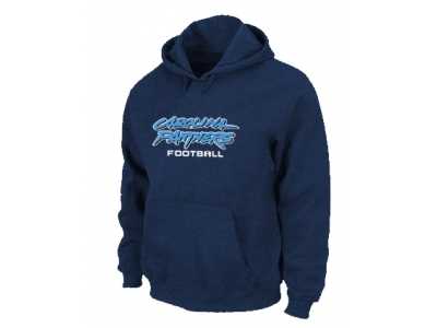 Carolina Panthers Authentic font Pullover Hoodie D.Blue