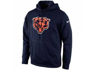 Chicago Bears Nike Navy Blue KO Logo Essential Hoodie