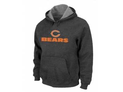 Chicago Bears Sideline Legend Authentic logo Pullover Hoodie D.Grey