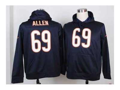 Nike jerseys chicago bears #69 allen blue[pullover hooded sweatshirt]