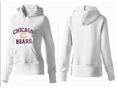 Women Chicago bears Logo Pullover Hoodie-016