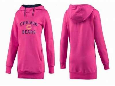 Women Chicago bears Logo Pullover Hoodie-042