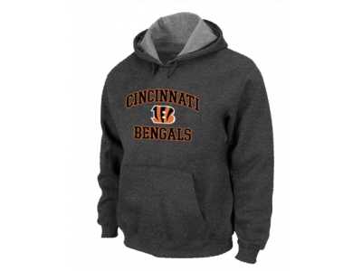 Cincinnati Bengals Heart & Soul Pullover Hoodie D.Grey