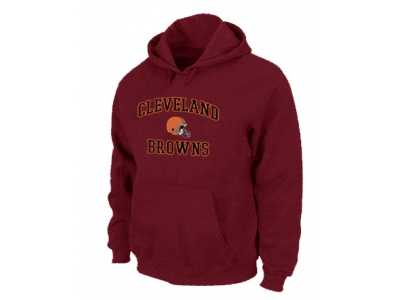 Cleveland Browns Heart & Soul Pullover Hoodie Red