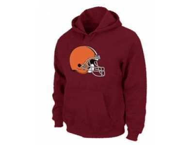 Cleveland Browns Logo Pullover Hoodie RED