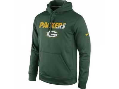 Green Bay Packers Nike Green Kick Off Staff Performance Pullover Hoodie
