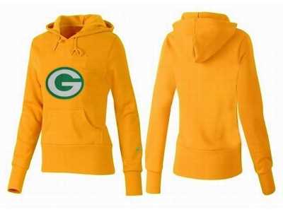 Women Green Bay Packers Logo Pullover Hoodie-028