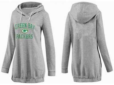 Women Green Bay Packers Logo Pullover Hoodie-059