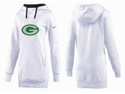 Women Green Bay Packers Logo Pullover Hoodie-062