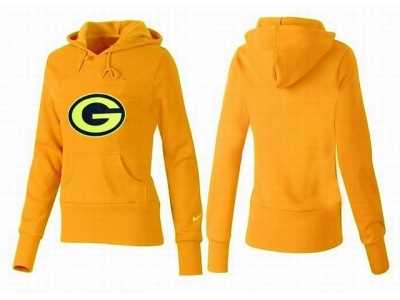 Women Green Bay Packers Logo Pullover Hoodie-111