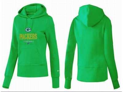 Women Green Bay Packers Logo Pullover Hoodie-120
