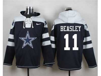 Nike Dallas Cowboys #11 Cole Beasley Navy Blue Player Pullover Hoodie