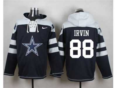 Nike Dallas Cowboys #88 Michael Irvin Navy Blue Player Pullover Hoodie