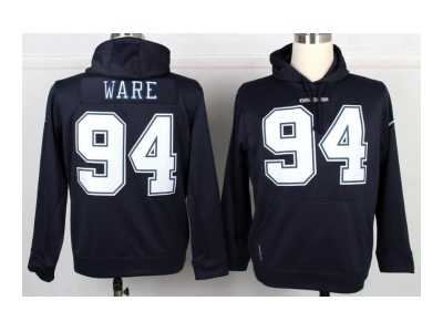 Nike jerseys dallas cowboys #94 ware blue[pullover hooded sweatshirt]