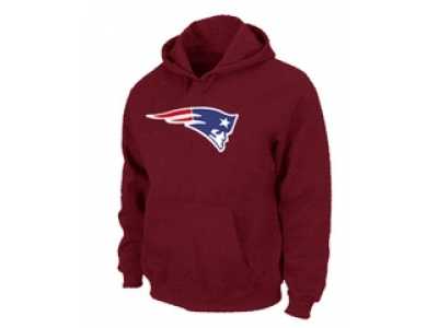 New England Patriots Logo Pullover Hoodie RED