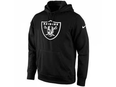Men's Oakland Raiders Nike Black KO Logo Essential Hoodie