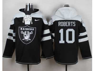 Nike Oakland Raiders #10 Seth Roberts Black Player Pullover NFL Hoodie